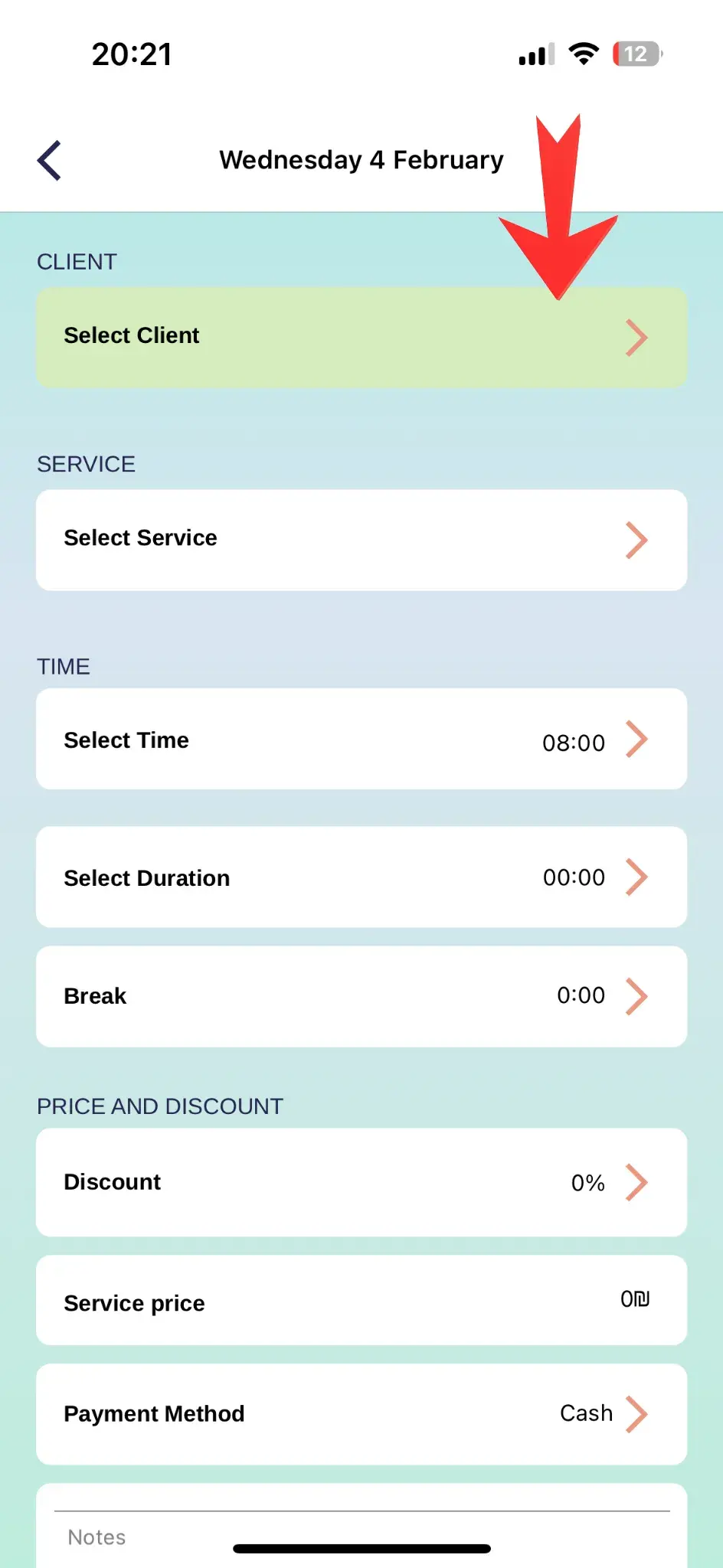 Select Client