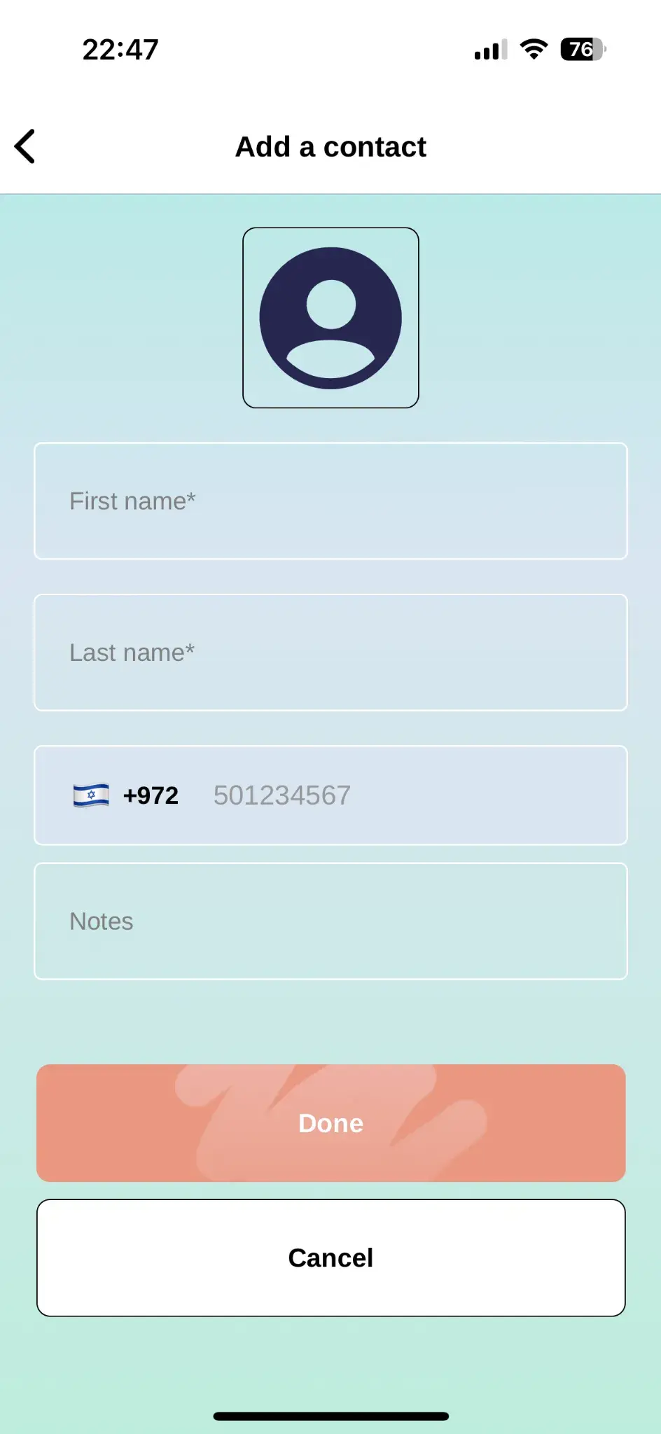 Add manually
